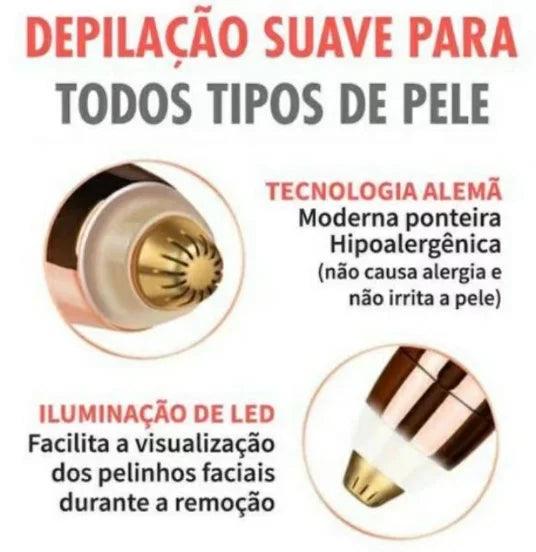 BrowEase Pro - Caneta Depiladora de Sobrancelha