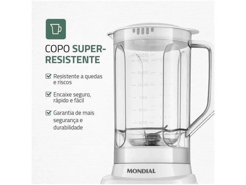 Liquidificador Mondial TurboBlend L-97-W