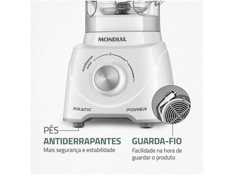 Liquidificador Mondial TurboBlend L-97-W